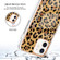 iPhone 12 / 12 Pro Electroplating Marble Dual-side IMD Phone Case - Leopard Print