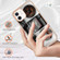 iPhone 12 / 12 Pro Electroplating Marble Dual-side IMD Phone Case - Retro Radio