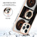 iPhone 12 / 12 Pro Electroplating Dual-side IMD Phone Case with Ring Holder - Retro Radio
