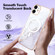 iPhone 12 / 12 Pro Marble Pattern Dual-side IMD Magsafe TPU Phone Case - White 006
