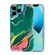 iPhone 12 Laser Marble TPU Phone Case - Green