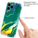 iPhone 12 Laser Marble TPU Phone Case - Green