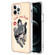 iPhone 12 Pro Max Electroplating Marble Dual-side IMD Phone Case - Lucky Dog