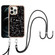 iPhone 12 Pro Max Electroplating Dual-side IMD Phone Case with Lanyard - Equation