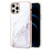 iPhone 12 Pro Max Electroplating Marble Pattern Dual-side IMD TPU Shockproof Case - White 006