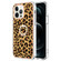 iPhone 12 Pro Max Electroplating Dual-side IMD Phone Case with Ring Holder - Leopard Print