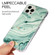 iPhone 13 Sands Marble Double-sided IMD Pattern TPU + Acrylic Case - Green