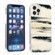 iPhone 13 Sands Marble Double-sided IMD Pattern TPU + Acrylic Case - Black Gold