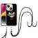 iPhone 13 Electroplating Dual-side IMD Phone Case with Lanyard - Natural Growth