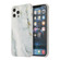 iPhone 13 Four Corners Shocproof Flow Gold Marble IMD Back Cover Case - Gray