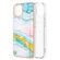 iPhone 13 Electroplating Marble Pattern Dual-side IMD TPU Shockproof Case - Green 004