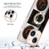 iPhone 13 Electroplating Dual-side IMD Phone Case with Ring Holder - Retro Radio