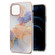 iPhone 13 mini Electroplating Pattern IMD TPU Shockproof Case - Milky Way White Marble