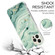 iPhone 13 Pro Sands Marble Double-sided IMD Pattern TPU + Acrylic Case - Green