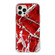 iPhone 13 Pro Sands Marble Double-sided IMD Pattern TPU + Acrylic Case - Red