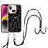 iPhone 14 Electroplating Dual-side IMD Phone Case with Lanyard - Equation