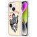 iPhone 14 Electroplating Marble Dual-side IMD Phone Case - Lucky Dog