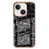 iPhone 14 Electroplating Marble Dual-side IMD Phone Case - Equation