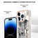 iPhone 14 Pro Electroplating Marble Dual-side IMD Phone Case - Totem Elephant