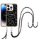 iPhone 14 Pro Electroplating Dual-side IMD Phone Case with Lanyard - Equation