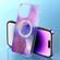 iPhone 15 Pro Max Dual-side IMD Marble Magsafe Phone Case - Smudged Purple