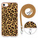 iPhone SE 2022 / SE 2020 / 8 / 7 Electroplating Dual-side IMD Phone Case with Lanyard - Leopard Print
