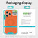 iPhone 15 Pro Max MOFI Qin Series Magsafe Skin Feel All-inclusive Silicone Phone Case - Orange