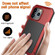 iPhone 15 Pro Shockproof Life Waterproof Dust-proof Metal + Silicone Phone Case - Red
