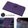 iPhone 15 Pro Max Rhombic Texture Leather Phone Case with Lanyard - Purple