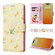 iPhone 15 Pro Max Bronzing Painting RFID Leather Case - Yellow Daisy