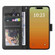 iPhone 15 Pro Max Multifunctional Horizontal Flip Leather Phone Case with Three Card Slot - Black
