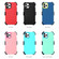 iPhone 15 Pro Max 3 in 1 PC + TPU Sliding Sleeve Phone Case - Blue+Green