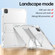 iPad 10.2 inch TPU + PC Airbag Full Coverage Shockproof Protective Tablet Case with Pen Slots - Transparent