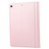 iPad 10.2 Calf Texture Double Fold Clasp Horizontal Flip Leather Case with Photo Frame & Holder & Card Slots & Wallet - Rose Gold