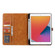 iPad 10.2 Calf Texture Double Fold Clasp Horizontal Flip Leather Case with Photo Frame & Holder & Card Slots & Wallet - Rose Gold