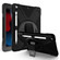 iPad 10.2 2021 / 2020 / 2019 Shockproof Colorful Silicone + PC Protective Case with Holder & Shoulder Strap & Hand Strap & Pen Slot - Black