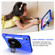 iPad 10.2 2021 / 2020 / 2019 Shockproof Colorful Silicone + PC Protective Case with Holder & Shoulder Strap & Hand Strap & Pen Slot - Blue