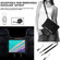 iPad 10.2 2019/10.2 2020/10.2 2021 Silicone + PC Full Body Protection Tablet Case With Holder & Strap - Black