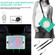 iPad 10.2 2019/10.2 2020/10.2 2021 Silicone + PC Full Body Protection Tablet Case With Holder & Strap - Mint Green