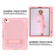 Contrast Color Robot Shockproof Silicon + PC Protective Case with Holder & Pen Slot iPad Air 2022 / 2020 10.9 - Rose Gold