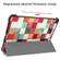 iPad Air 2022 / 2020 10.9 Colored Drawing Horizontal Flip Leather Case with Three-folding Holder & Sleep / Wake-up Function - Magic Cube