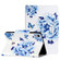 iPad mini 6 Painted Pattern Horizontal Flip Leather Tablet Case with Holder - Blue and White Porcelain Butterfly