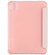 iPad mini 6 TPU Transparent Back Cover Horizontal Flip Leather Tablet Case with Three-folding Holder & Pen Slot - Pink