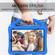 iPad mini 6 EVA Flat Anti Falling Protective Tablet Case Shell with Holder - Blue