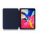 iPad mini 6 Back Sticker Skin Feel Horizontal Flip Leather Tablet Case with Tri-fold Holder - Dark Blue