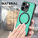 iPhone 15 Pro Max Solid Color Leather Skin Back Phone Case - Green