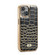 iPhone 15 Pro Max Fierre Shann Crocodile Texture Electroplating PU Phone Case - Black