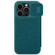 iPhone 15 Pro Max NILLKIN QIN Series Pro Plain Leather Phone Case - Green