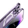 iPhone 15 Pro Max MagSafe Magnetic Frosted Metal Phone Case - Purple