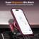 iPhone 15 Pro MagSafe Magnetic Rotating Holder Phone Case - Wine Red